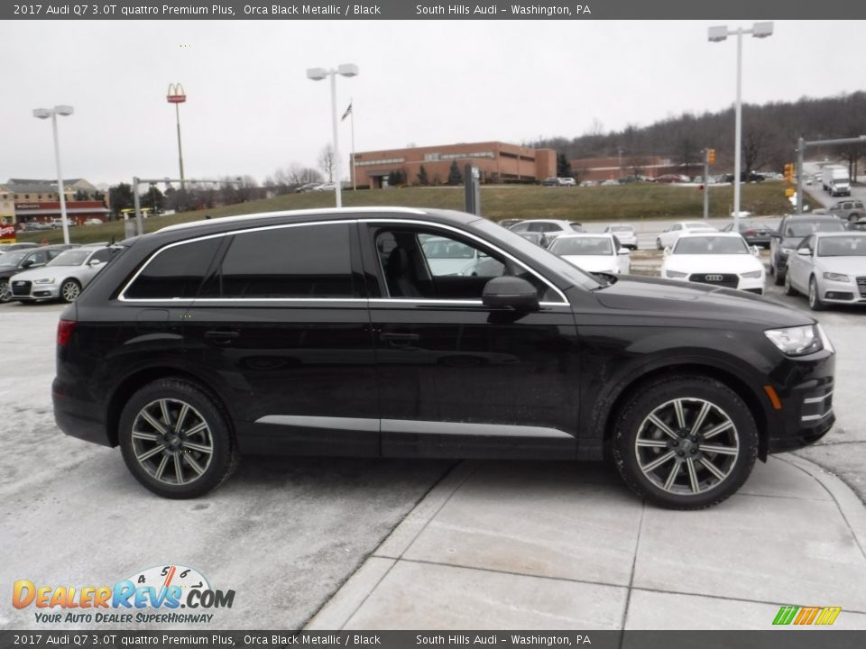 Orca Black Metallic 2017 Audi Q7 3.0T quattro Premium Plus Photo #9