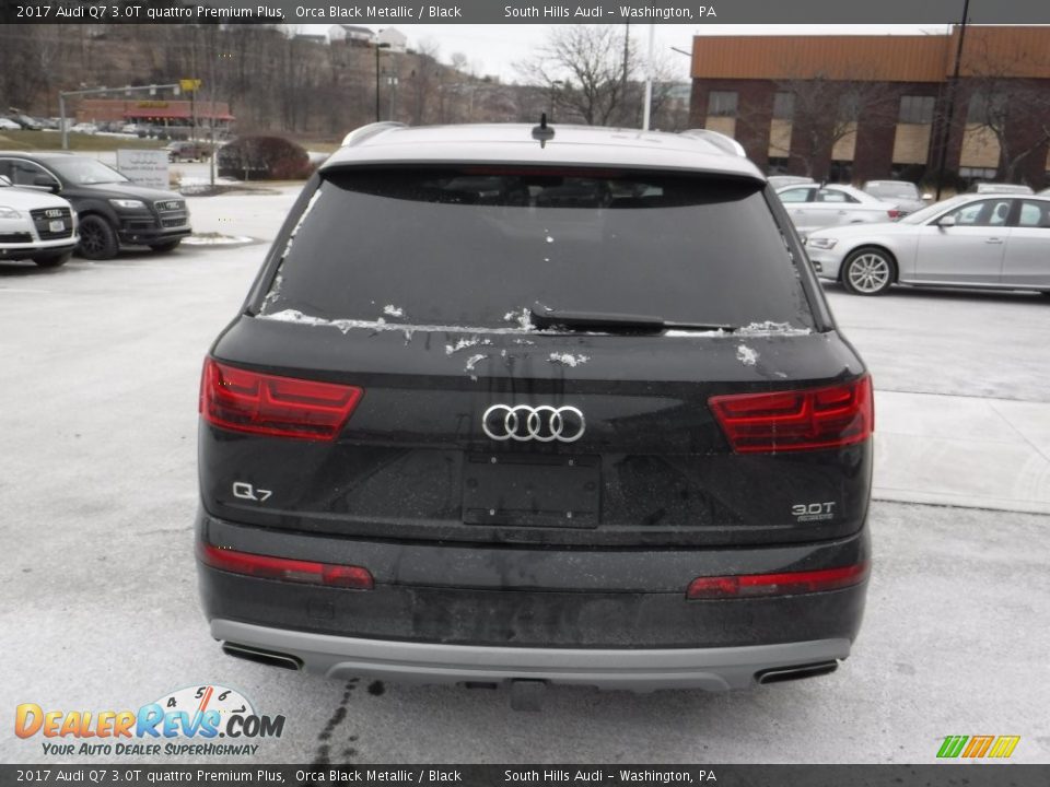 2017 Audi Q7 3.0T quattro Premium Plus Orca Black Metallic / Black Photo #13