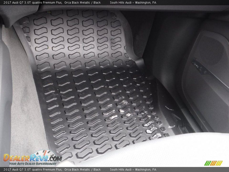 2017 Audi Q7 3.0T quattro Premium Plus Orca Black Metallic / Black Photo #28