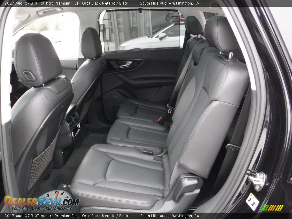 Rear Seat of 2017 Audi Q7 3.0T quattro Premium Plus Photo #29