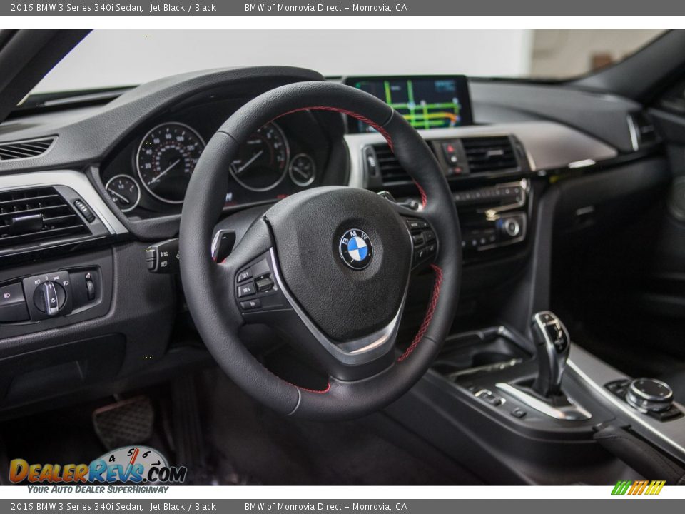 2016 BMW 3 Series 340i Sedan Steering Wheel Photo #6
