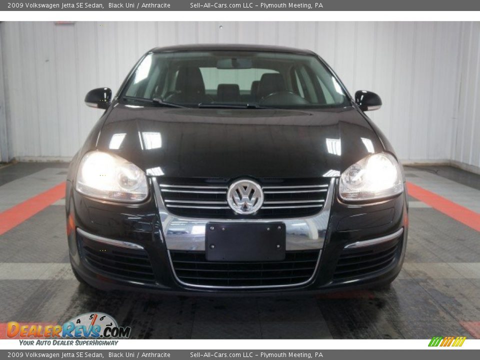 2009 Volkswagen Jetta SE Sedan Black Uni / Anthracite Photo #4
