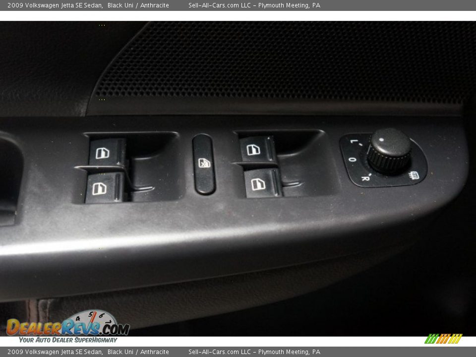 2009 Volkswagen Jetta SE Sedan Black Uni / Anthracite Photo #13