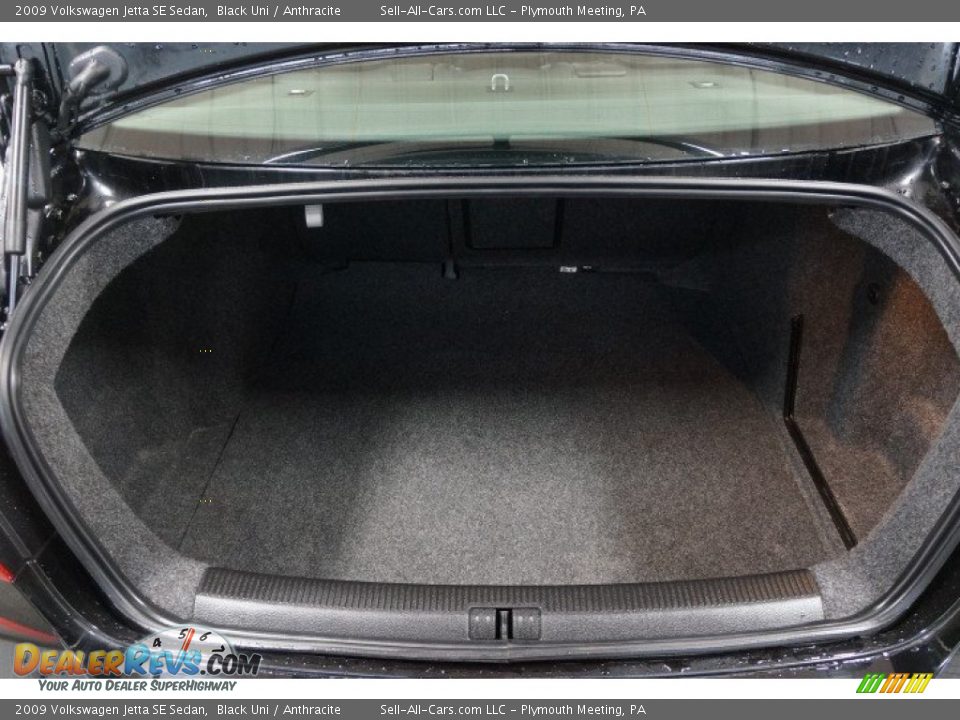 2009 Volkswagen Jetta SE Sedan Black Uni / Anthracite Photo #21