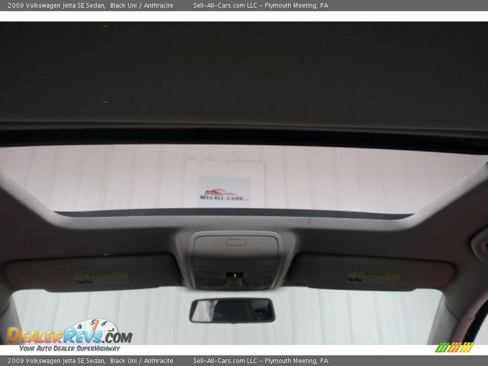 2009 Volkswagen Jetta SE Sedan Black Uni / Anthracite Photo #25