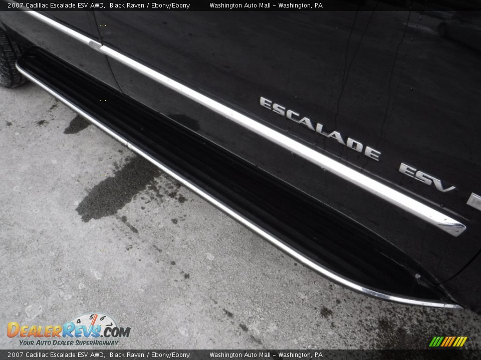 2007 Cadillac Escalade ESV AWD Black Raven / Ebony/Ebony Photo #3