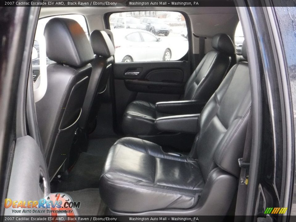 2007 Cadillac Escalade ESV AWD Black Raven / Ebony/Ebony Photo #20