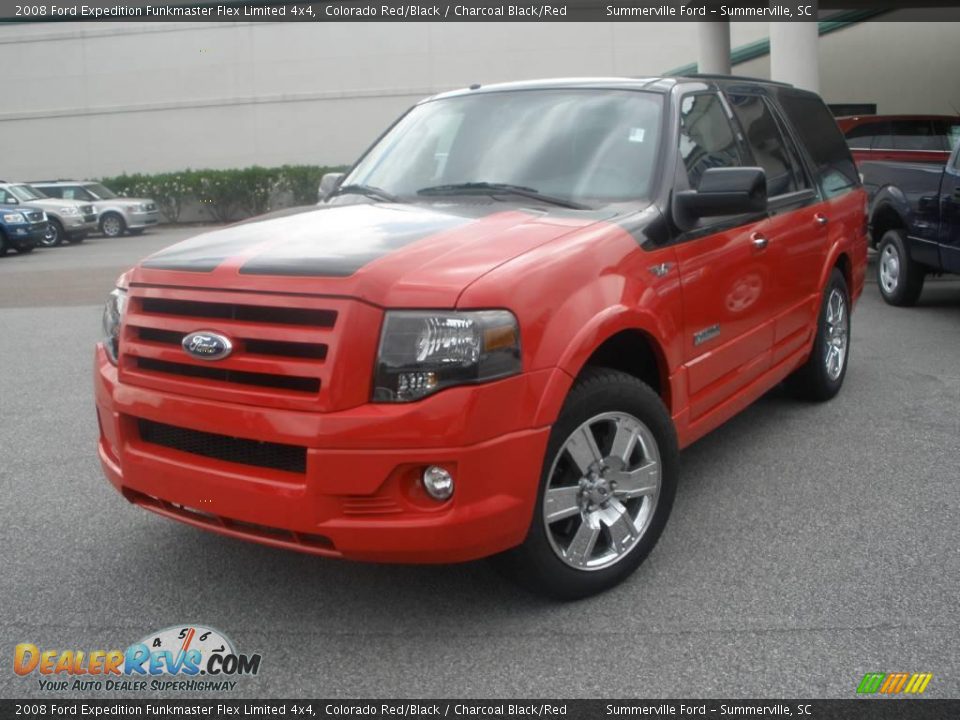 2008 Ford Expedition Funkmaster Flex Limited 4x4 Colorado Red/Black / Charcoal Black/Red Photo #1