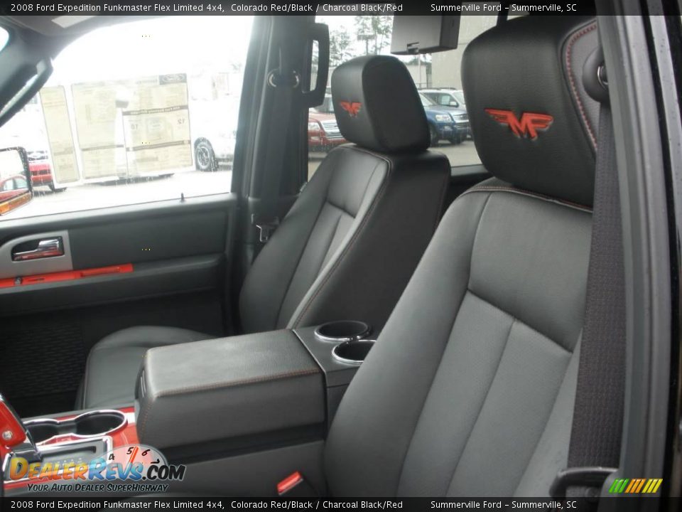 2008 Ford Expedition Funkmaster Flex Limited 4x4 Colorado Red/Black / Charcoal Black/Red Photo #3