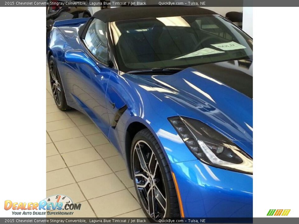 2015 Chevrolet Corvette Stingray Convertible Laguna Blue Tintcoat / Jet Black Photo #1