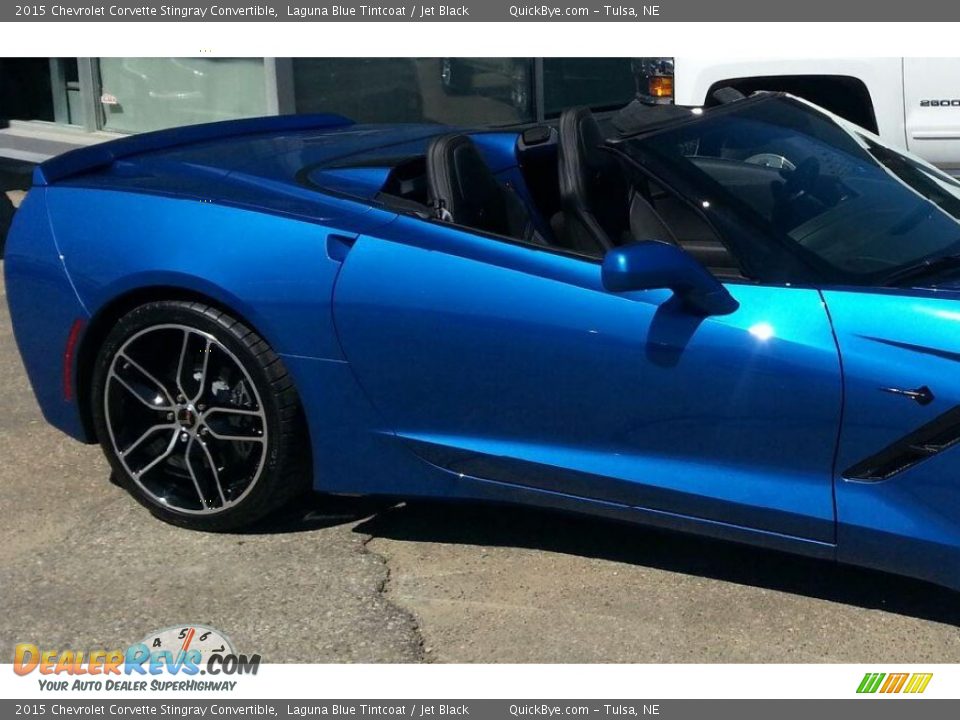 2015 Chevrolet Corvette Stingray Convertible Laguna Blue Tintcoat / Jet Black Photo #3