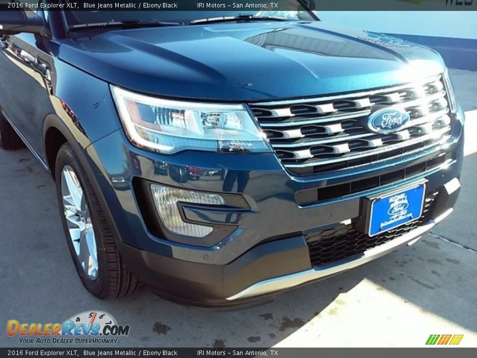 2016 Ford Explorer XLT Blue Jeans Metallic / Ebony Black Photo #3