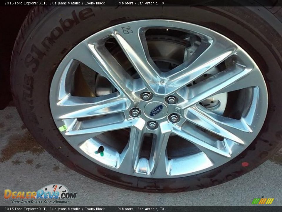 2016 Ford Explorer XLT Blue Jeans Metallic / Ebony Black Photo #4