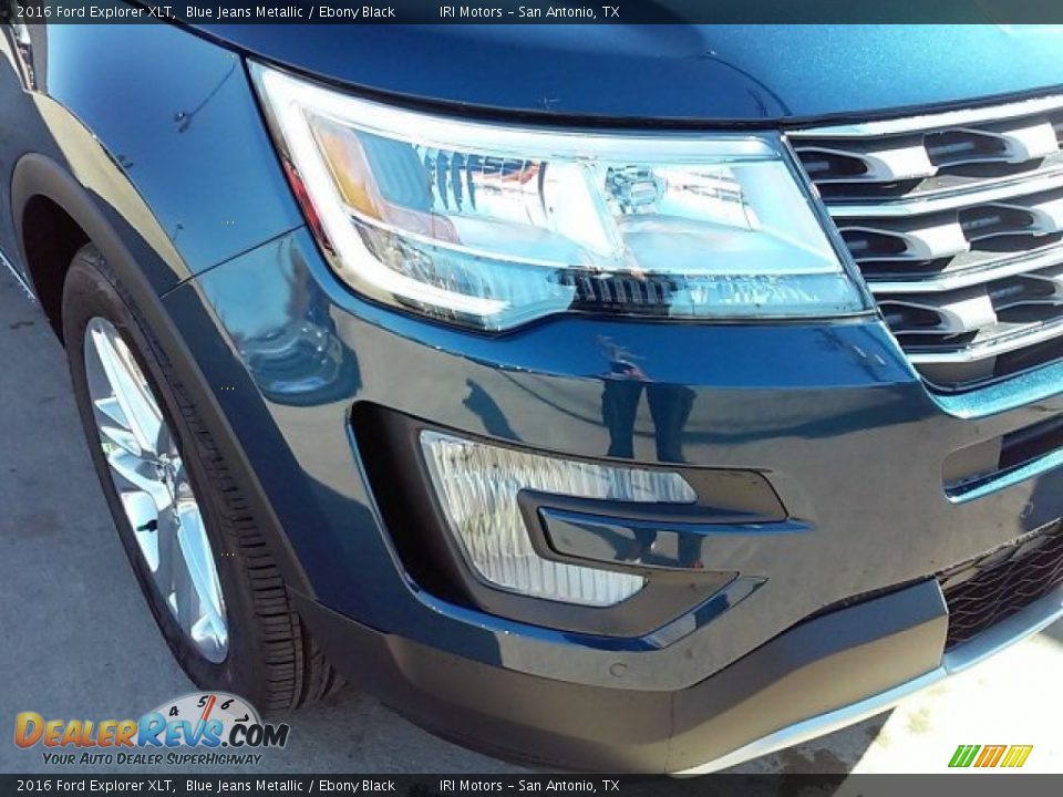 2016 Ford Explorer XLT Blue Jeans Metallic / Ebony Black Photo #6