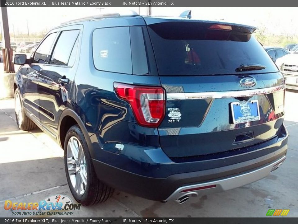 2016 Ford Explorer XLT Blue Jeans Metallic / Ebony Black Photo #9
