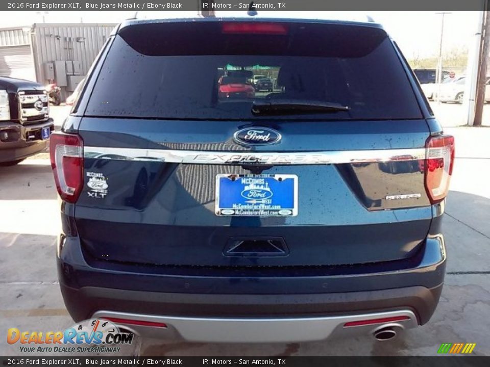 2016 Ford Explorer XLT Blue Jeans Metallic / Ebony Black Photo #11