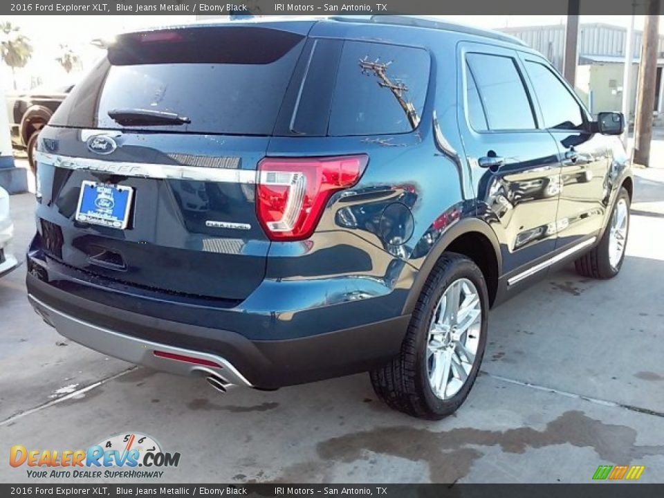 2016 Ford Explorer XLT Blue Jeans Metallic / Ebony Black Photo #12