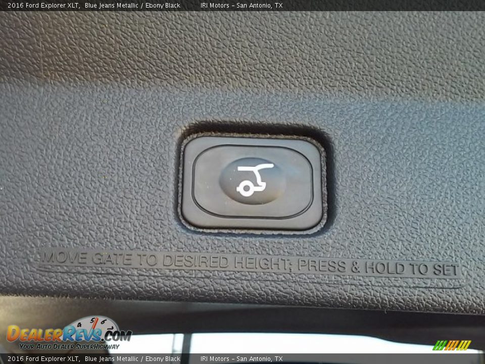 2016 Ford Explorer XLT Blue Jeans Metallic / Ebony Black Photo #14