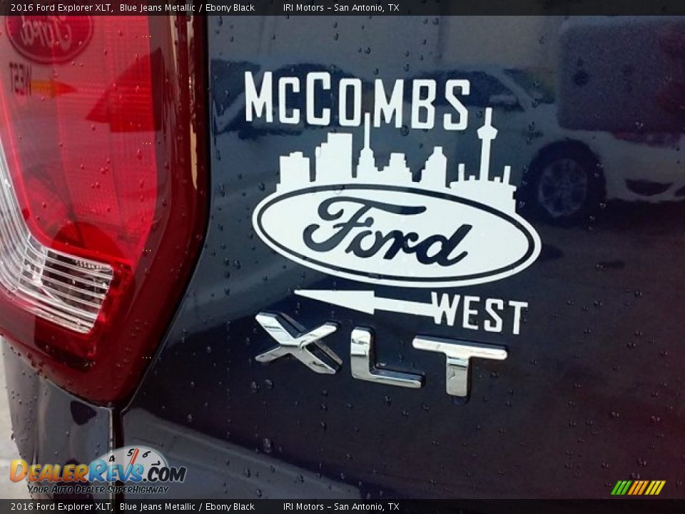 2016 Ford Explorer XLT Blue Jeans Metallic / Ebony Black Photo #15