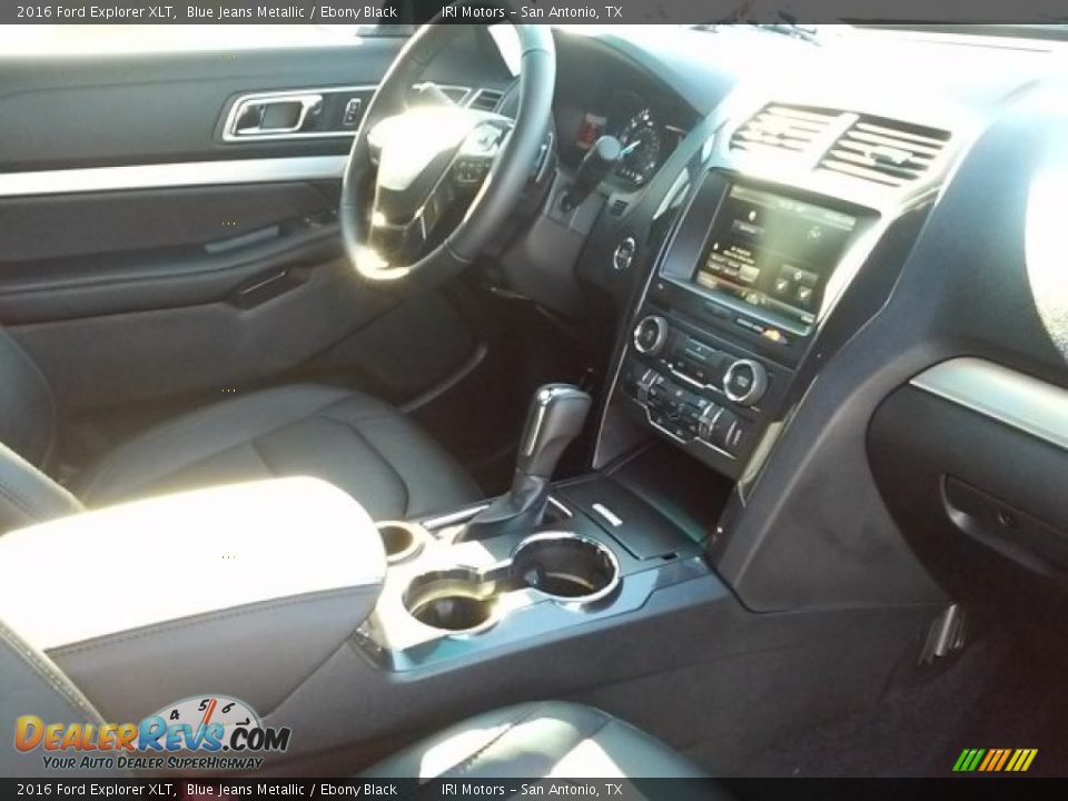 2016 Ford Explorer XLT Blue Jeans Metallic / Ebony Black Photo #22