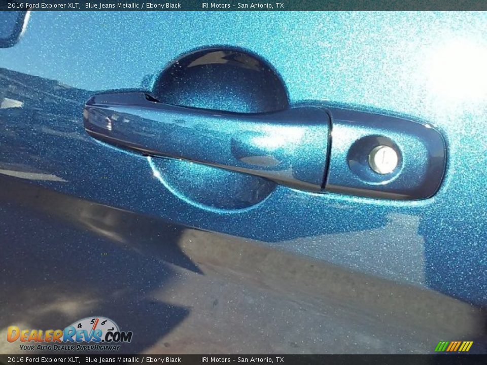 2016 Ford Explorer XLT Blue Jeans Metallic / Ebony Black Photo #25