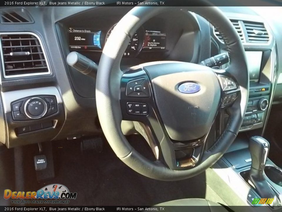2016 Ford Explorer XLT Blue Jeans Metallic / Ebony Black Photo #26