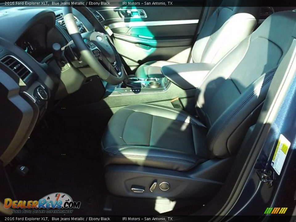 2016 Ford Explorer XLT Blue Jeans Metallic / Ebony Black Photo #27