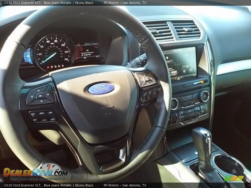 2016 Ford Explorer XLT Blue Jeans Metallic / Ebony Black Photo #29