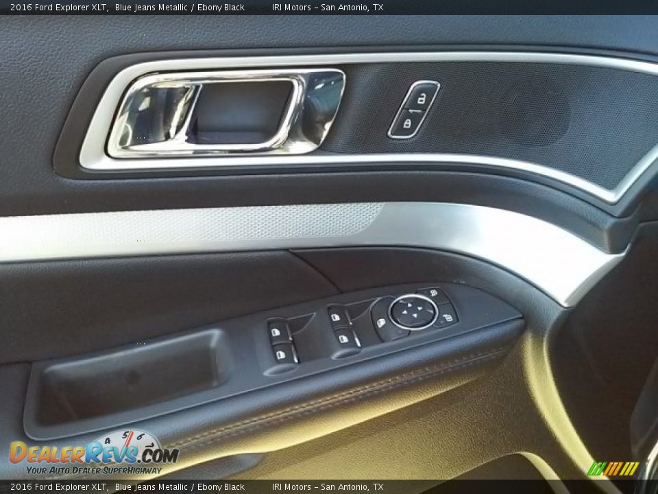 2016 Ford Explorer XLT Blue Jeans Metallic / Ebony Black Photo #32