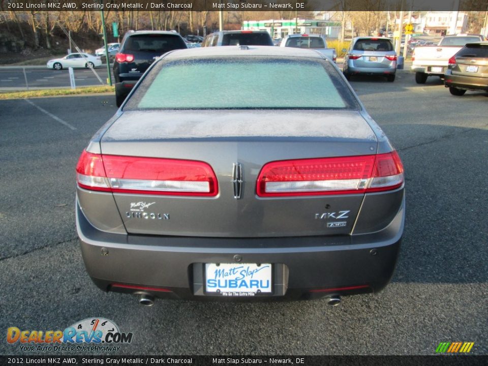 2012 Lincoln MKZ AWD Sterling Gray Metallic / Dark Charcoal Photo #7