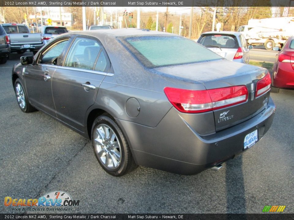2012 Lincoln MKZ AWD Sterling Gray Metallic / Dark Charcoal Photo #8