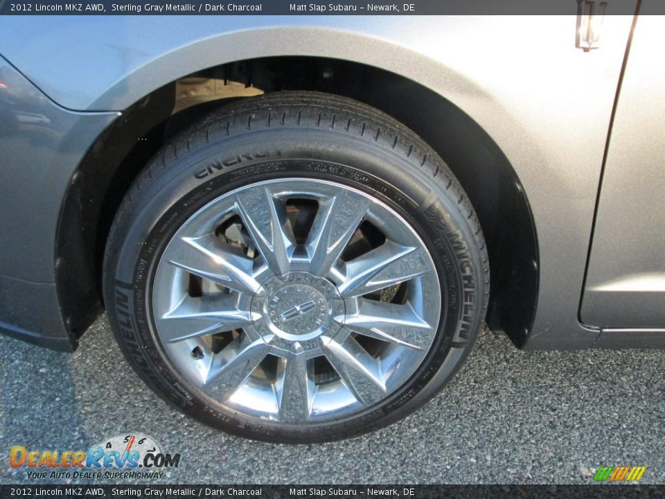 2012 Lincoln MKZ AWD Sterling Gray Metallic / Dark Charcoal Photo #22