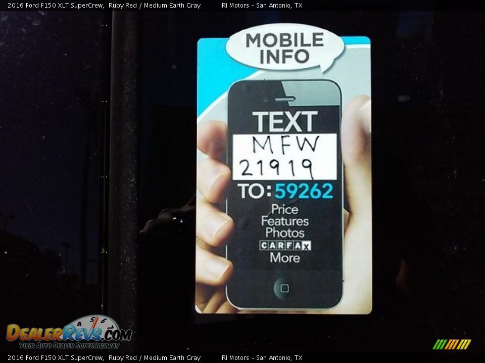 Dealer Info of 2016 Ford F150 XLT SuperCrew Photo #2