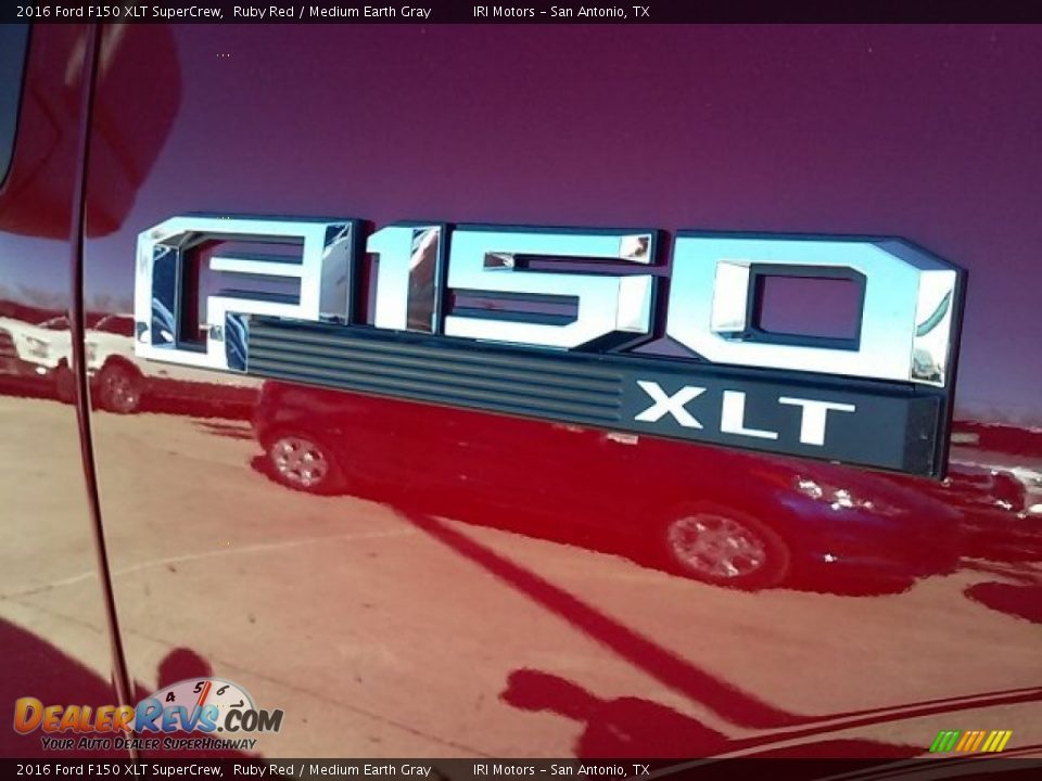 2016 Ford F150 XLT SuperCrew Ruby Red / Medium Earth Gray Photo #5