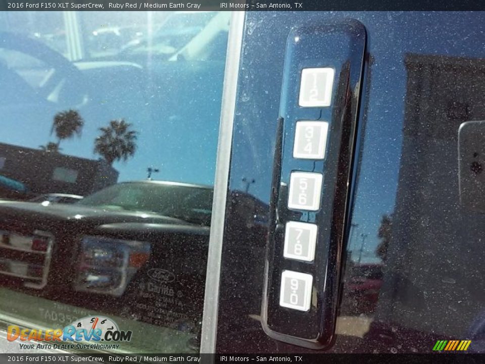 2016 Ford F150 XLT SuperCrew Ruby Red / Medium Earth Gray Photo #9