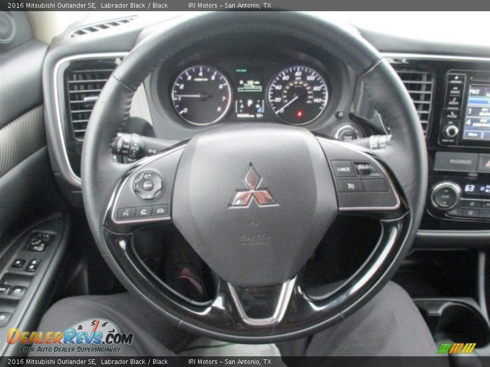 2016 Mitsubishi Outlander SE Steering Wheel Photo #6