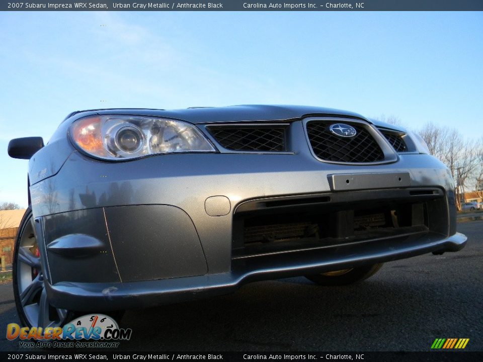 2007 Subaru Impreza WRX Sedan Urban Gray Metallic / Anthracite Black Photo #1