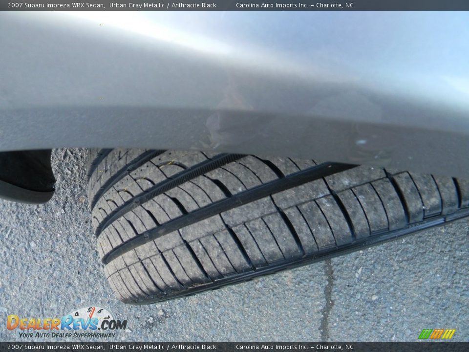2007 Subaru Impreza WRX Sedan Urban Gray Metallic / Anthracite Black Photo #27