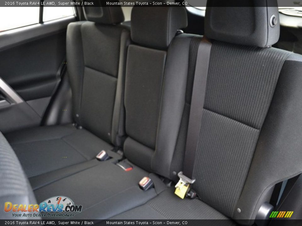 Rear Seat of 2016 Toyota RAV4 LE AWD Photo #7