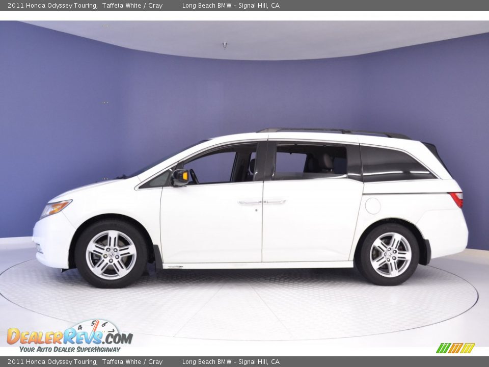 2011 Honda Odyssey Touring Taffeta White / Gray Photo #4