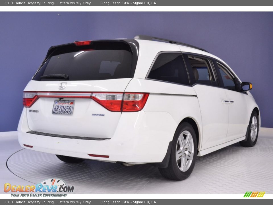 2011 Honda Odyssey Touring Taffeta White / Gray Photo #7
