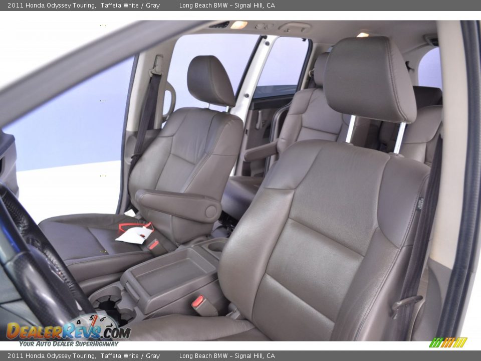 2011 Honda Odyssey Touring Taffeta White / Gray Photo #14
