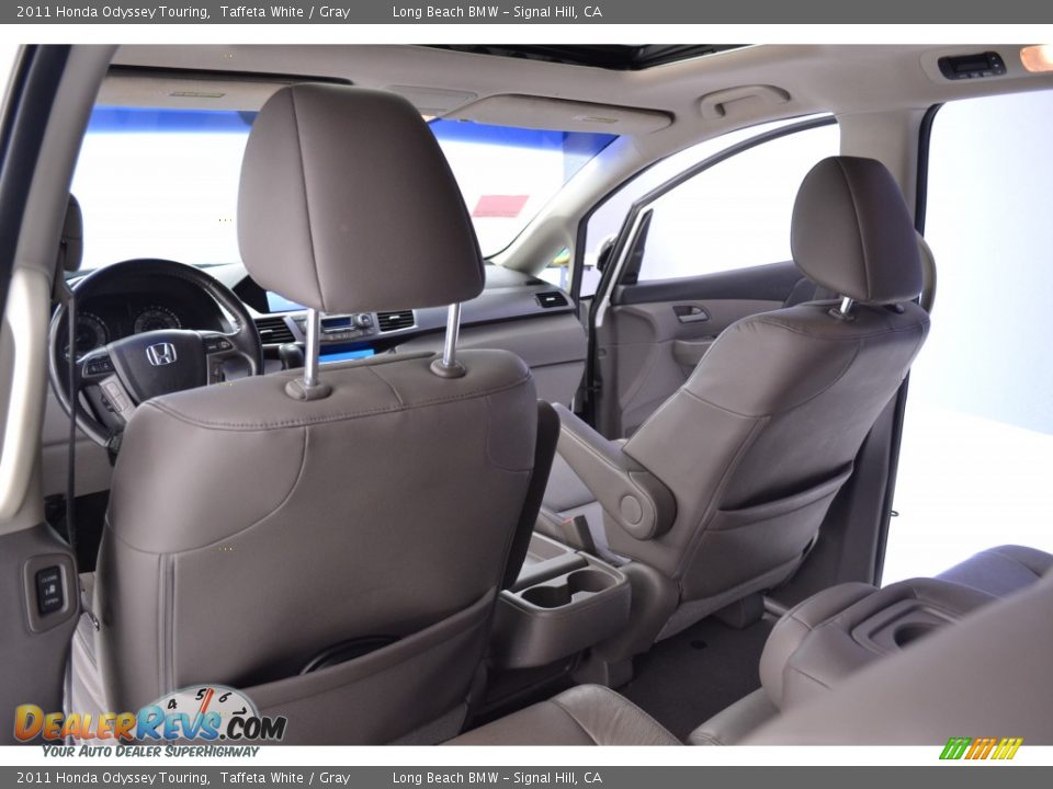 2011 Honda Odyssey Touring Taffeta White / Gray Photo #15