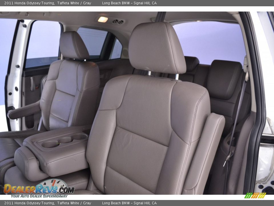 2011 Honda Odyssey Touring Taffeta White / Gray Photo #16