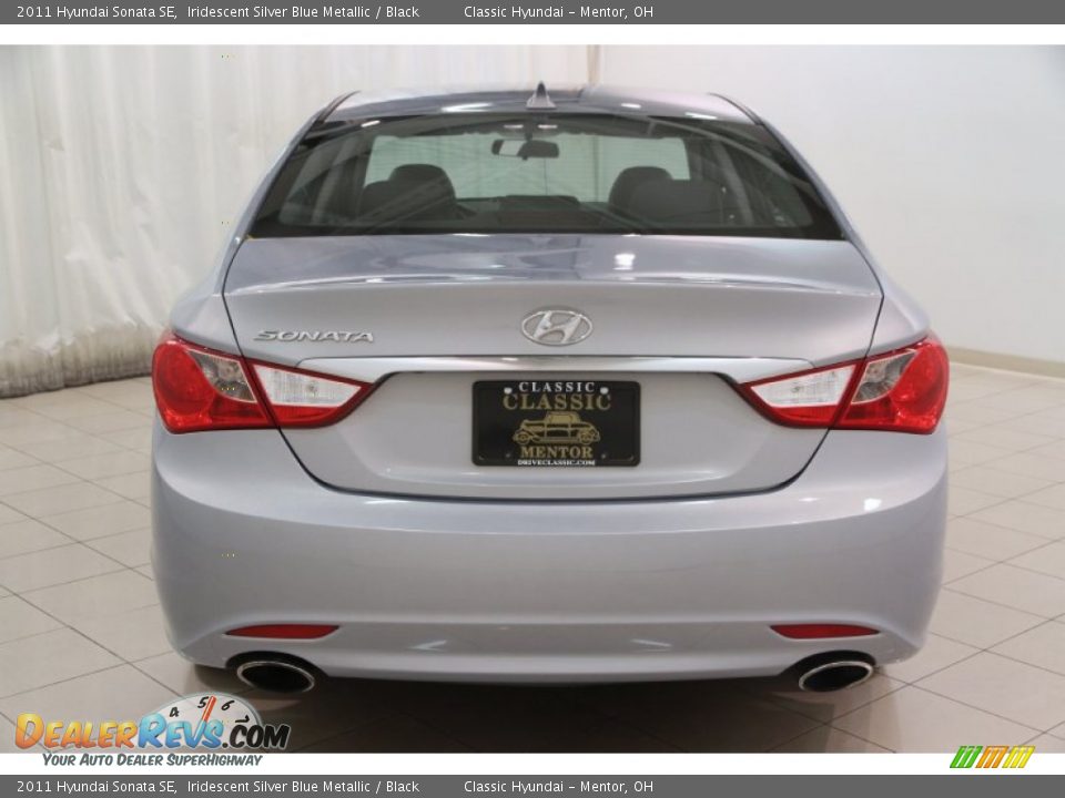 2011 Hyundai Sonata SE Iridescent Silver Blue Metallic / Black Photo #13