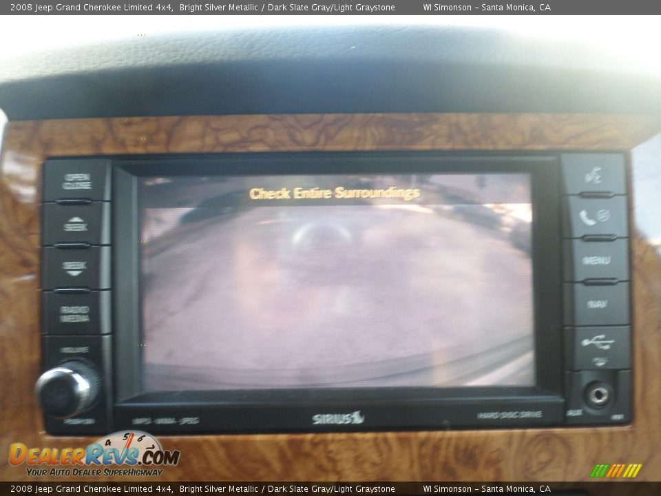 2008 Jeep Grand Cherokee Limited 4x4 Bright Silver Metallic / Dark Slate Gray/Light Graystone Photo #17