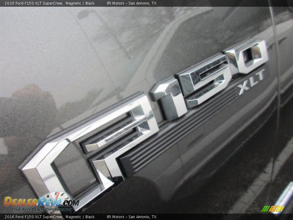 2016 Ford F150 XLT SuperCrew Magnetic / Black Photo #3