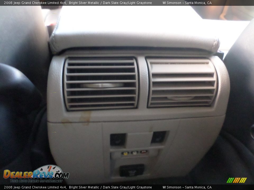 2008 Jeep Grand Cherokee Limited 4x4 Bright Silver Metallic / Dark Slate Gray/Light Graystone Photo #21