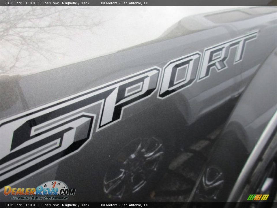 2016 Ford F150 XLT SuperCrew Magnetic / Black Photo #9