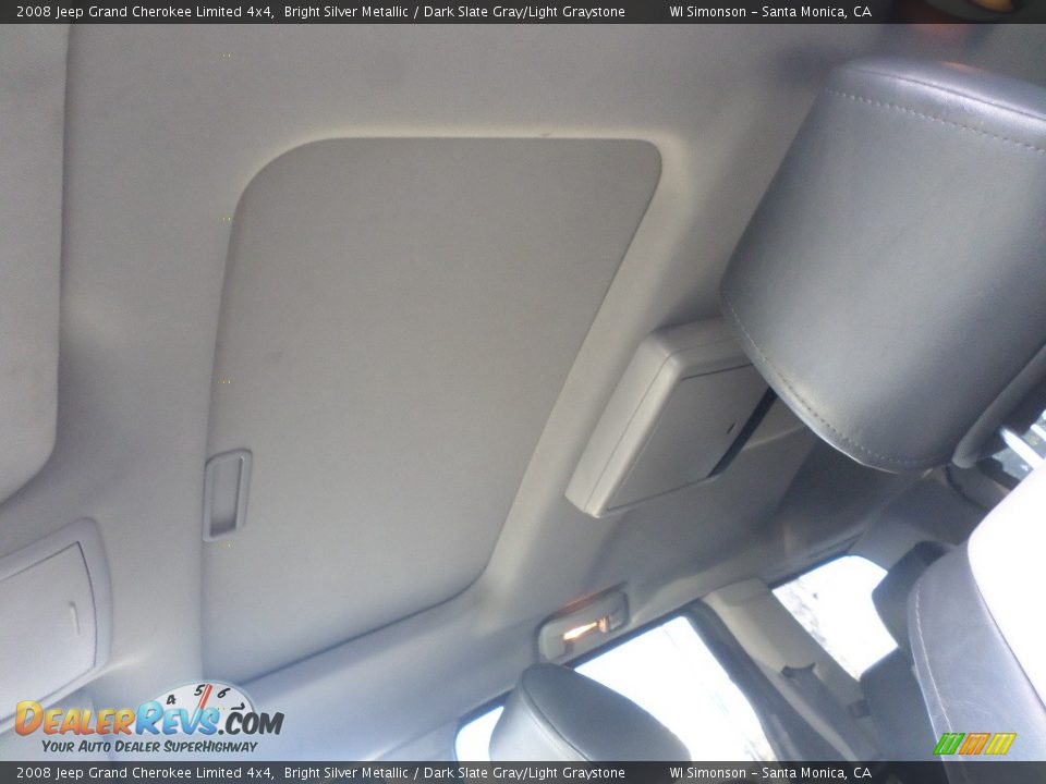 2008 Jeep Grand Cherokee Limited 4x4 Bright Silver Metallic / Dark Slate Gray/Light Graystone Photo #23